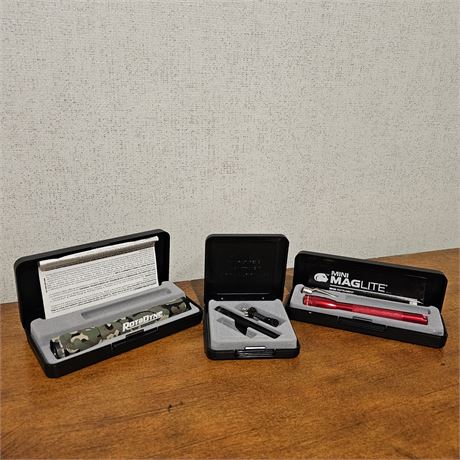 (3) Maglite Mini- Small Flashlights *NIB*