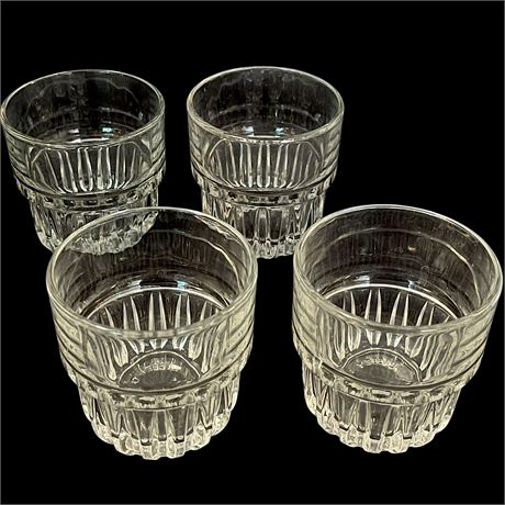 (4) Libbey Duratuff Everest Rocks Glasses