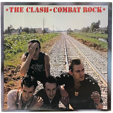 1982 The Clash "Combat Rock" Vinyl Record