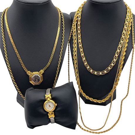 Avon Gold-Toned Costume Jewelry