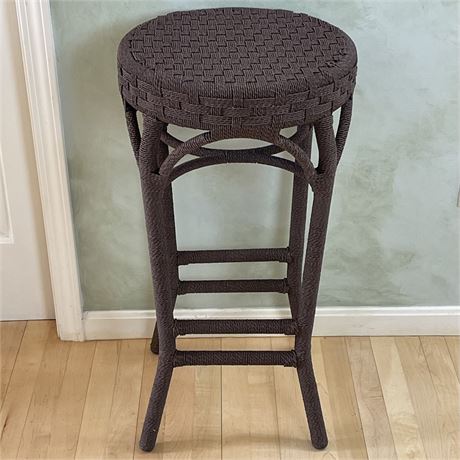Solid Hard Wicker Plant Stand