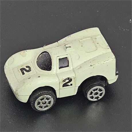 TONKA White Metal Racing Car 70s