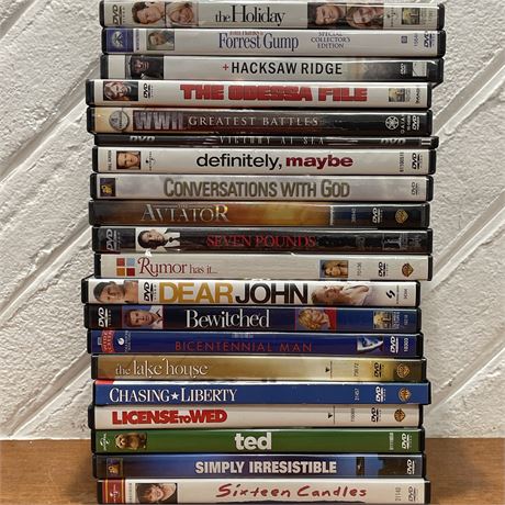 Mixed lot of DVDs