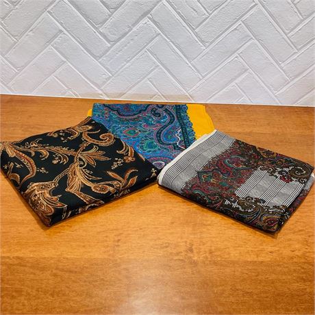 Women's Cotton Scarf Collection of Three