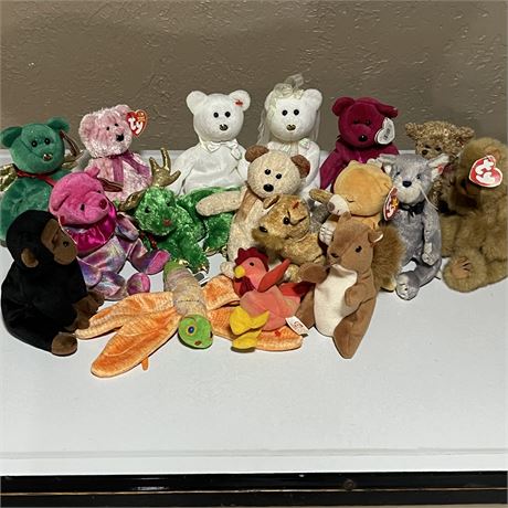 Variety of TY Beanie Babies