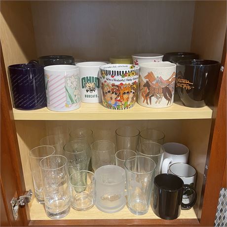 Cupboard Cleanout - Mugs and Glasses
