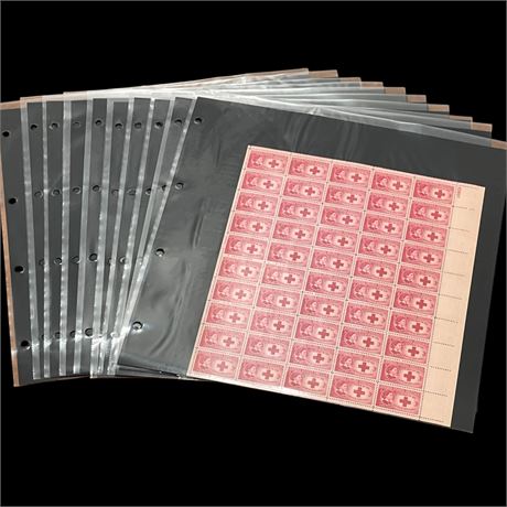 20 Full Pages of Collectible Stamps
