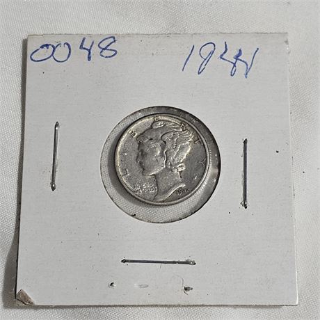 1944 Mercury Dime Silver