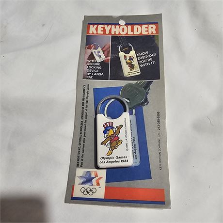 Olympic Games Los Angeles 1984 Keychain Holder BRAND NEW