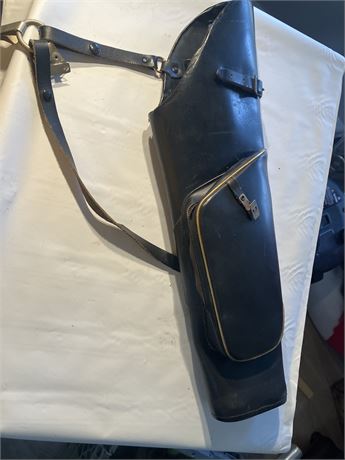 Leather archery quiver,