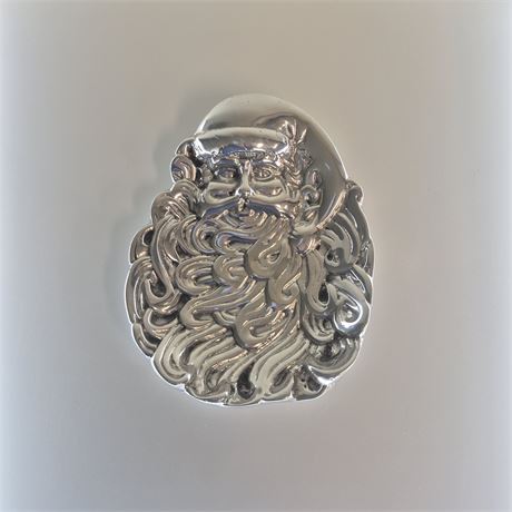 Holland Boone Pewter Santa Candy Dish