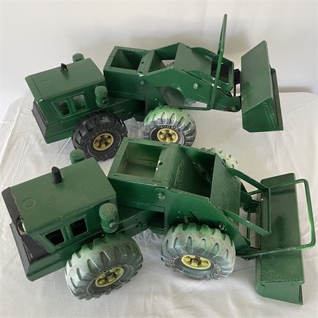 Vintage Tonka Trucks - Spray Painted