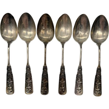 925 Sterling Silver Antique Gorham "Fontainebleau" Spoons