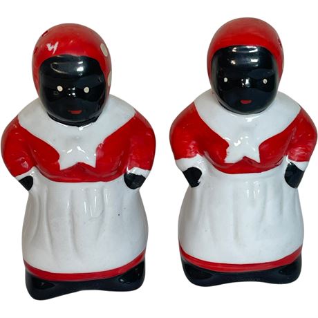 Vintage Black Americana Aunt Jemima Salt & Pepper Shakers