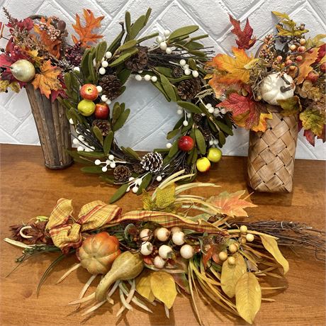 Autumn / Fall Artificial Spray & Twigs