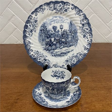Johnson Brothers Coaching Scenes 3pc China Set