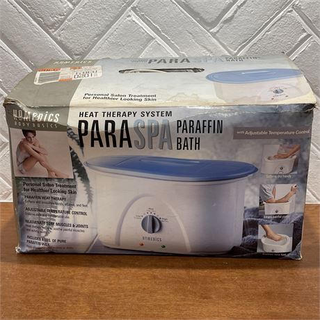 NEW Homedics Paraspa Heat Therapy Paraffin Bath