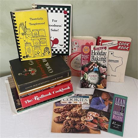 Lot of Baking & Cook Books