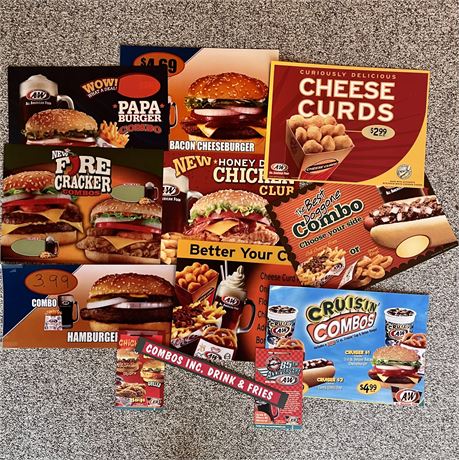 Fun Food Advertising Signs