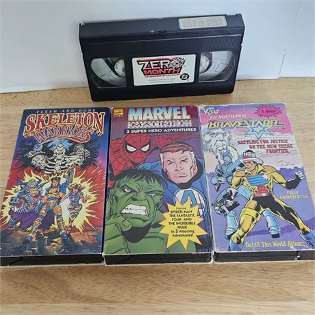 VHS-Vintage Super Hero/Comics Movies