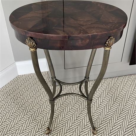 Ethan Allen Tessellated Side Table