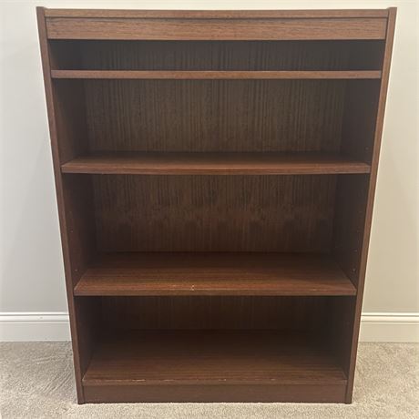 Solid Bookcase with Adjustable Shelves