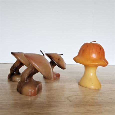 Vintage Decorative Mushroom Candles