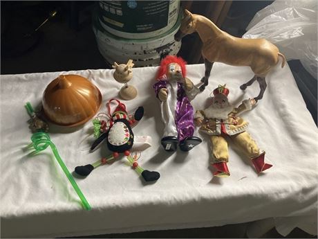 Collection of various decorative items