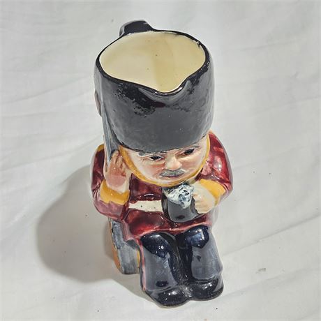 "Guardsman" character jug, also known as a Toby Jug