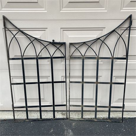Wrought Iron Decorative Yard Gate Panels