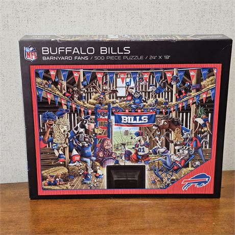 Buffalo Bills Barnyard Fans Puzzle