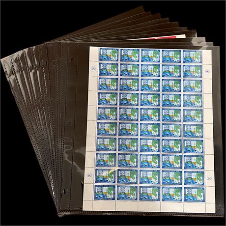 20 Full Sheets of Collectible Stamps