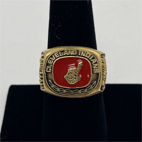 Cleveland Indians 10th Man Full House Championship Ring - Size 9