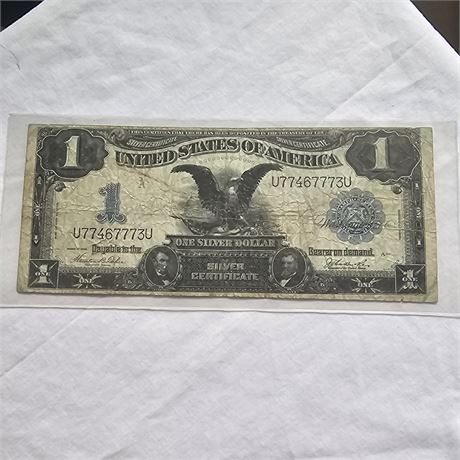 1899 $1 Silver Certificate "Black Eagle" note
