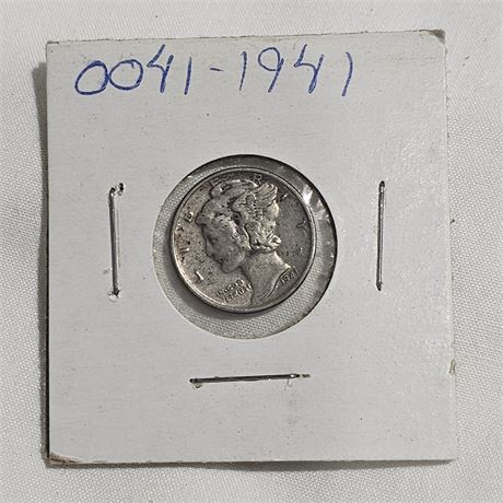 1941   Mercury Dime, Silver