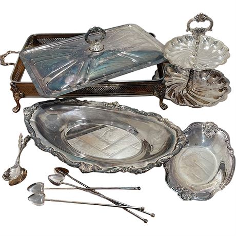Collection of Silver Plated Kitchenware