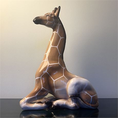 Adorable 16" Tall Ceramic Giraffe