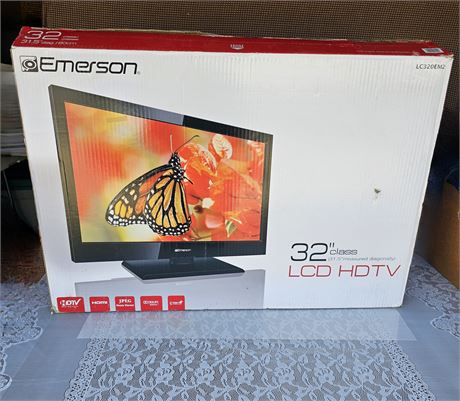 Emerson 31.5" LCD HDTV in Original Box w/Universal Remote