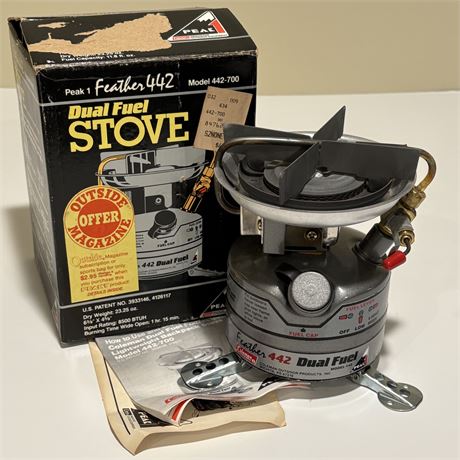 Coleman Feather 442 Dual Fuel Stove - Model 442-700