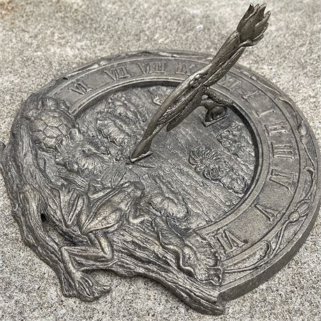 Vtg Metal Sundial by Carson Garden