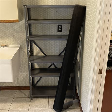 Metal Shelving Unit w/ Screening
