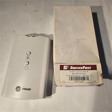 Trane wired zone temperature sensor, specifically model number X13511527-0  NEW
