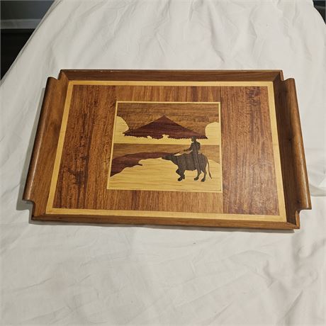 Handmade  Wood Serving Tray
