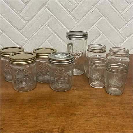 (9) Mason Jars