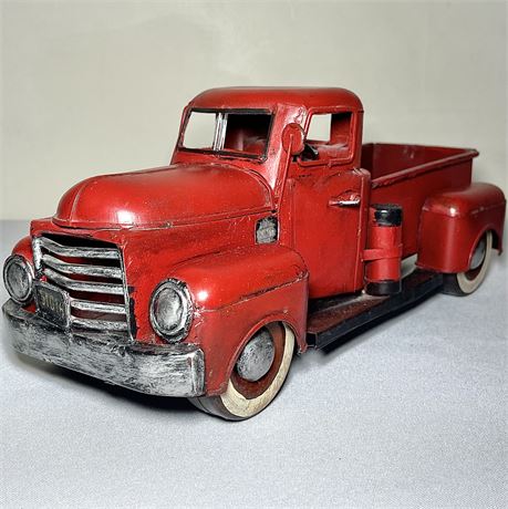 Mid-Century Metal Scale 1:12 Antique Pickup Truck Model