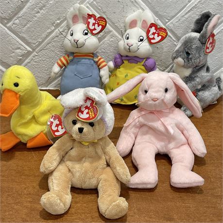 Easter Themed TY Beanie Babies