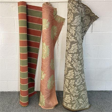 (3) Rolls of Fabric