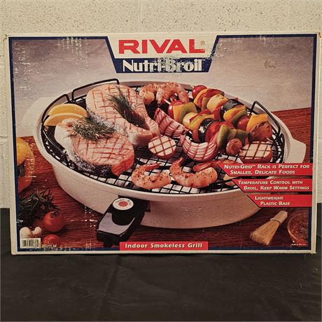 *NIB* Nutri Broil Indoor Smokeless Grill