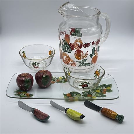 Fruit Motif Kitchen Serveware