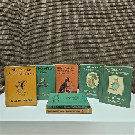 1930's Beatrix Potter Vintage Book Lot